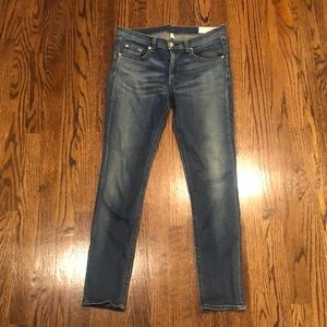 RAG AND BONE CAPRI JEANS